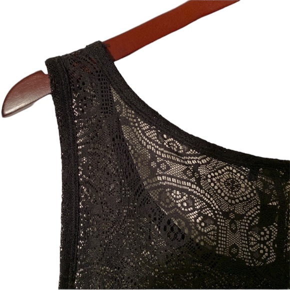 🕶️Torrid Black Lace Swim Cover up Size 2 - Picture 6 of 8